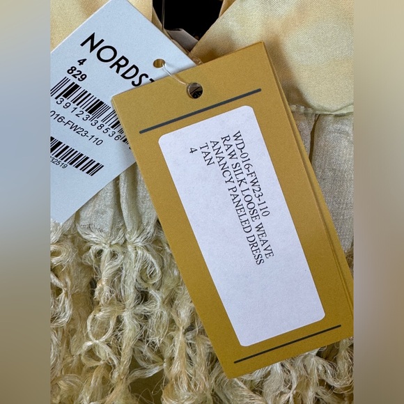 House of Amma Anancy Paneled Silk Maxi Dress - Sz 4 - Picture 15 of 15